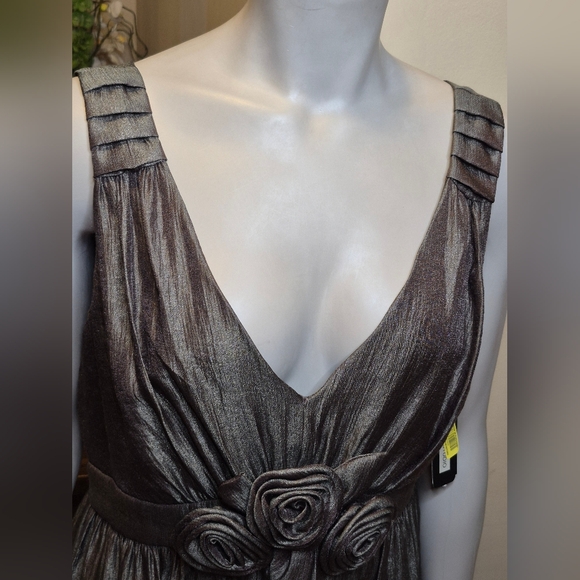 Elegant metallic/Pewter dress - Picture 11 of 13